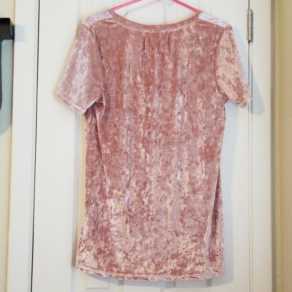 Pink Velvet Top - Picture 4 of 4